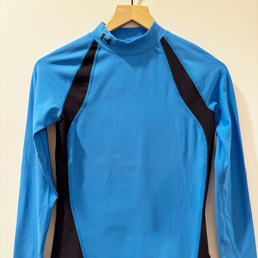Under Armour Women's ColdGear Fitted Mock Neck Long Sleeve Pullover - Picture 3 of 7